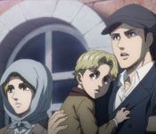 young zeke jaeger with his parents