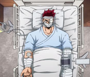 Endeavor hospitalized