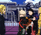 bakugo being congratulated by all might